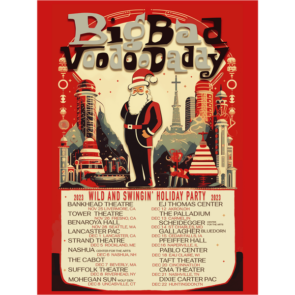 Limited Edition 2023 Wild & Swingin’ Holiday Tour Poster